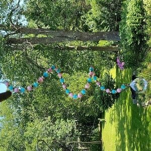 Cut Crystal Prism Handmade Beaded Spiral Suncatcher